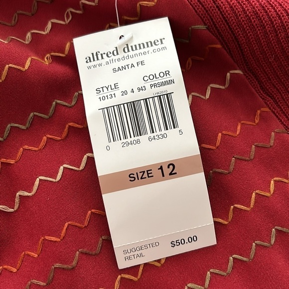 NWT Alfred Dunner Santa Fe Vest Size 12 - Picture 11 of 11